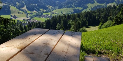 Reisemobilstellplatz - Frischwasserversorgung - Schweiz - Das Camp Nägeliboden für max. 3 Fahrzeuge. - Müller`s Campingplätze